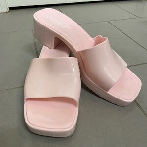 Mad Love Light Pink Mules